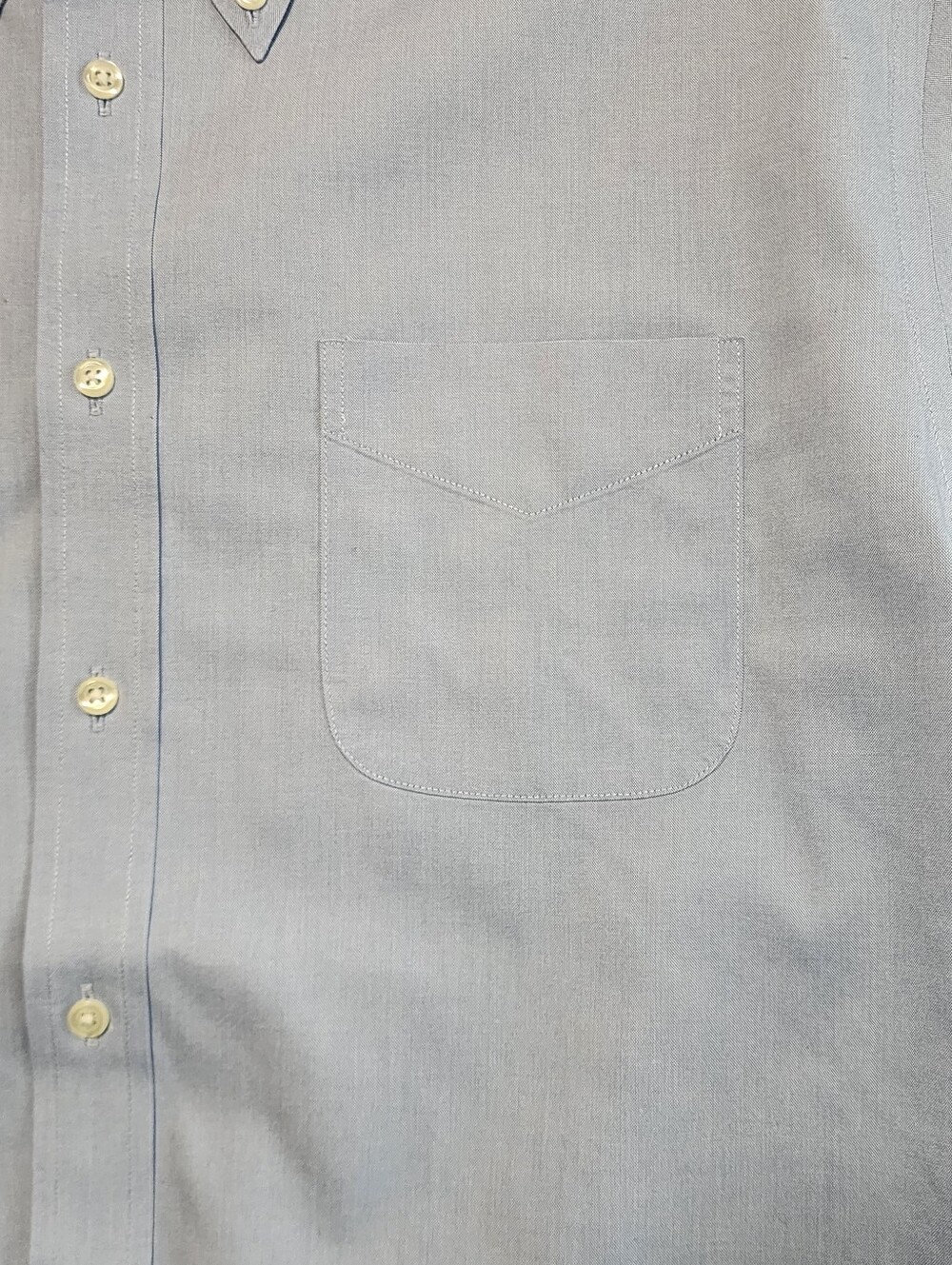 Brooks Brothers Pale Blue Button-Down  Slim Fit Dress Shirt - Picture 9 of 12